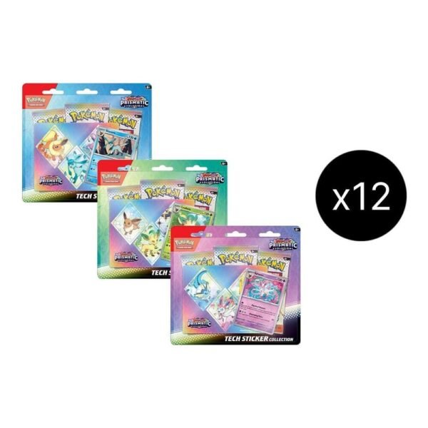 Prismatic Evolutions Tech Sticker Collection Case – SV: Prismatic Evolutions (PRE)