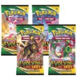 Evolving Skies Booster Pack Art Bundle [Set of 4] – SWSH07: Evolving Skies (SWSH07)