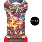 Obsidian Flames Sleeved Booster Pack Case – SV03: Obsidian Flames (OBF)