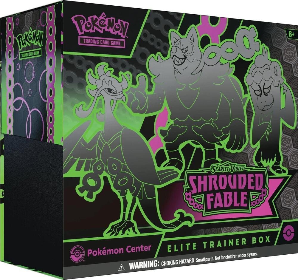 q-1.jpg Shrouded Fable Pokemon Center Elite Trainer Box (Exclusive) – SV: Shrouded Fable (SFA) - Image 1
