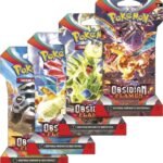 Obsidian Flames Sleeved Booster Pack Art Bundle [Set of 4] – SV03: Obsidian Flames (OBF)